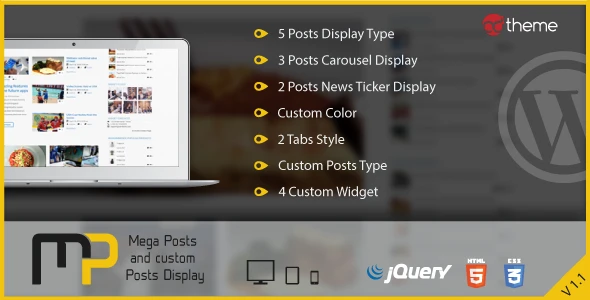 Download Mega Posts and Custom Posts Display Premium Plugin Free ...